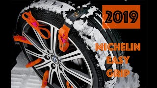 ❄️Cómo poner CADENAS de nieve TEXTILES MICHELIN EASY GRIP al coche.  FÁCIL !  2019 -2020