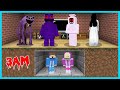 MIPAN & ZUZUZU BERSEMBUNYI DARI GRIMACE, CATNAP, POCONG, DAN KUNTILANAK YANG MENGERIKAN DI MINECRAFT