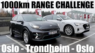 Audi E-Tron VS Kia e-Niro 1000km Range Challenge feat. @Bjørn Nyland (EV-King)