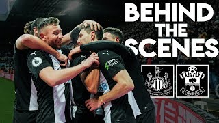 BEHIND-THE-SCENES | Newcastle United 2 Southampton 1
