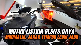 Motor Listrik Gesits Raya Meluncur di IIMS 2023, Jarak Tempuh Makin Jauh