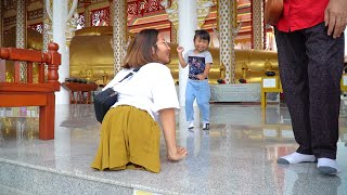 ไปทำธุระ บังเอิญเจอ! พระนอนองค์ใหญ่มาก นนทบุรี l Thai temple tourist attractions