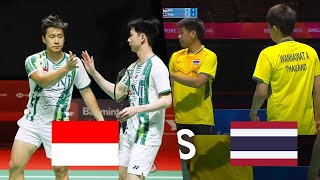 Marcus Gideon / Kevin Sukamuljo (INA) vs Vilailak / Ampunsuwan (THA) |   Badminton