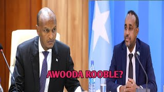 Dood Kulul Awooda Ra'isulwasaare Rooble Iyo tagrerada Mucaaradka Hawiye