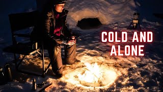 Winter Camping Snow Shelter | Winter Camping Snow Fort/Igloo/Quinzee