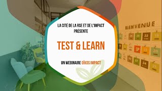 [WEBINAIRE OÏKOS IMPACT] Test \u0026 Learn - Augustin Wolff - société KLACK