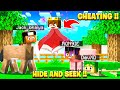 USING 100% INVISIBLE CHEATS IN MINECRAFT HIDE & SEEK !! 😱