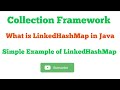 LinkedHashMap with example