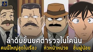 ใครยศไหน ใหญ่สุดในกรมตำรวจ | ยอดนักสืบจิ๋วโคนัน