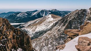 Solo Hiking Pikes Peak on the Barr Trail 14,115 feet | Colorado Springs Winter Summits