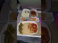 dinner 14 hour ✈️ economy class emirates airlines 🇦🇪 travelvlog travel vlog food @emirates