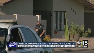 1 suspect arrests, 1 still on the run after burglary in Mesa