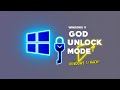 How to Unlock God Mode in Windows 11 – Easy Tutorial!