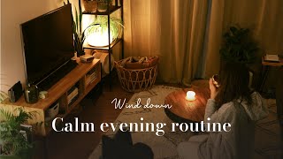 Calm evening routine | Night slow living habits and getting cosy at home