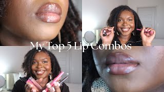 My Top 5 Favorite Lip Combos