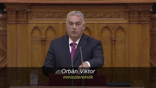 Orbán Viktor napirend előtti felszólalása