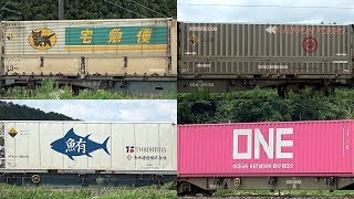 【ENG SUB】東北本線貨物列車(海上コンテナ・レアコンテナあり)と臨時回送電車 Japanese Freight Train \u0026 E.M.U. \u0026 D.M.U.