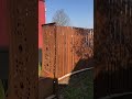 cloture acier corten ferigami