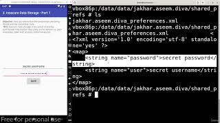 Insecure Data Storage Example 1