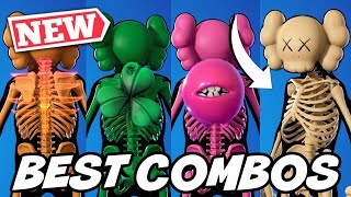 BEST COMBOS FOR *NEW* KAWS SKELETON SKIN (ALL STYLES)! - Fortnite