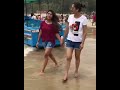 artist surekha vani and her daughter as sunitha in goa beach