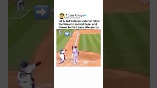 He Fell For The Fake Throw 😳⚾