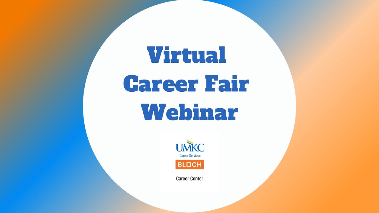 Virtual Career Fair Webinar Youtube