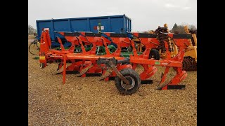 KUHN MULTIMASTER 122 PLOUGH, 2011, 5 FURROW, ALL NEW METAL