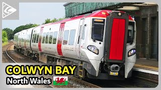 Trains at Colwyn Bay (Bae Colwyn) 13/06/2024