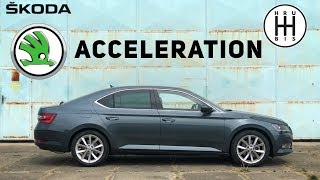 Škoda Superb 1,5 TSI Acceleration (manual)