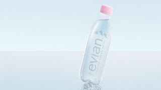 Evian Unveils New Label-Free Bottle Made From 100% Recycled Plastic