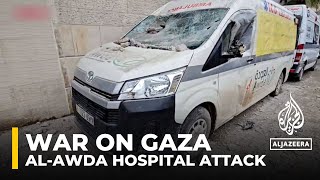 War on Gaza: Israeli air strikes ravage al-Awda hospital in Jabalia