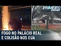 Homem é preso após colocar fogo no portão do palácio de Buckingham | Primeiro Impacto (22/12/22)