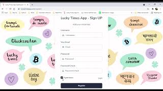 Lucky Times App - Demonstration Video