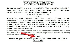 SSC 2016 Case Update: LIVE from Supreme Court website today