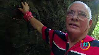 Una piedra gigante en la Suiza de Turrialba