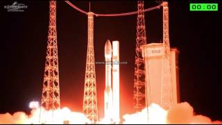 Vol VV07 - VEGA launcher - Perusat + Skysat 4to7 - decollage takeoff liftoff