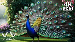 THE MAJESTIC PEACOCK | Stunning Nature and Melodic Bird Songs | Relaxation and Rejuvenation