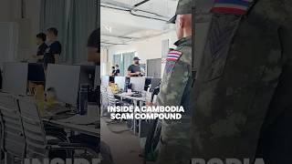 Inside a Cambodia scam compound: Abandoned desks, beds and chat guides