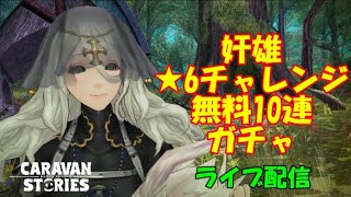 キャラバンストーリーズ【PS4】女性・女の子で強くなりたい配信。雑談しながら日課と★6武器チャレンジと無料10連等やる