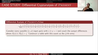 Differential Cryptanalysis