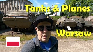 TANKS and PLANES from WWII in WARSAW.