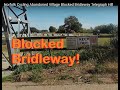 Norfolk Cycling Abandoned Village Blocked Bridleway Telegraph Hill