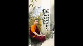 龍德上師：得上天歡喜者，運氣必佳