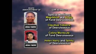 Brenda Tobierre ~ Long Obituary