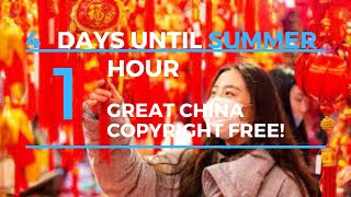 #4 days until Summer -  Great China - Copyright Free!