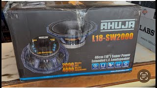 AHUJA 2000 WATT SPEAKER UNBOXING