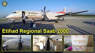 Etihad Regional (Darwin Airline) Saab 2000 STUNNING views to Geneva [AirClips full flight series]