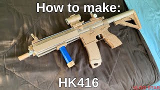 How to make: Cardboard HK416 Handguard