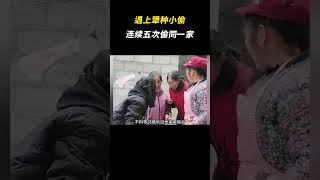 小偷连续五次偷同一家住户 #离谱 #万万没想到 #搞笑